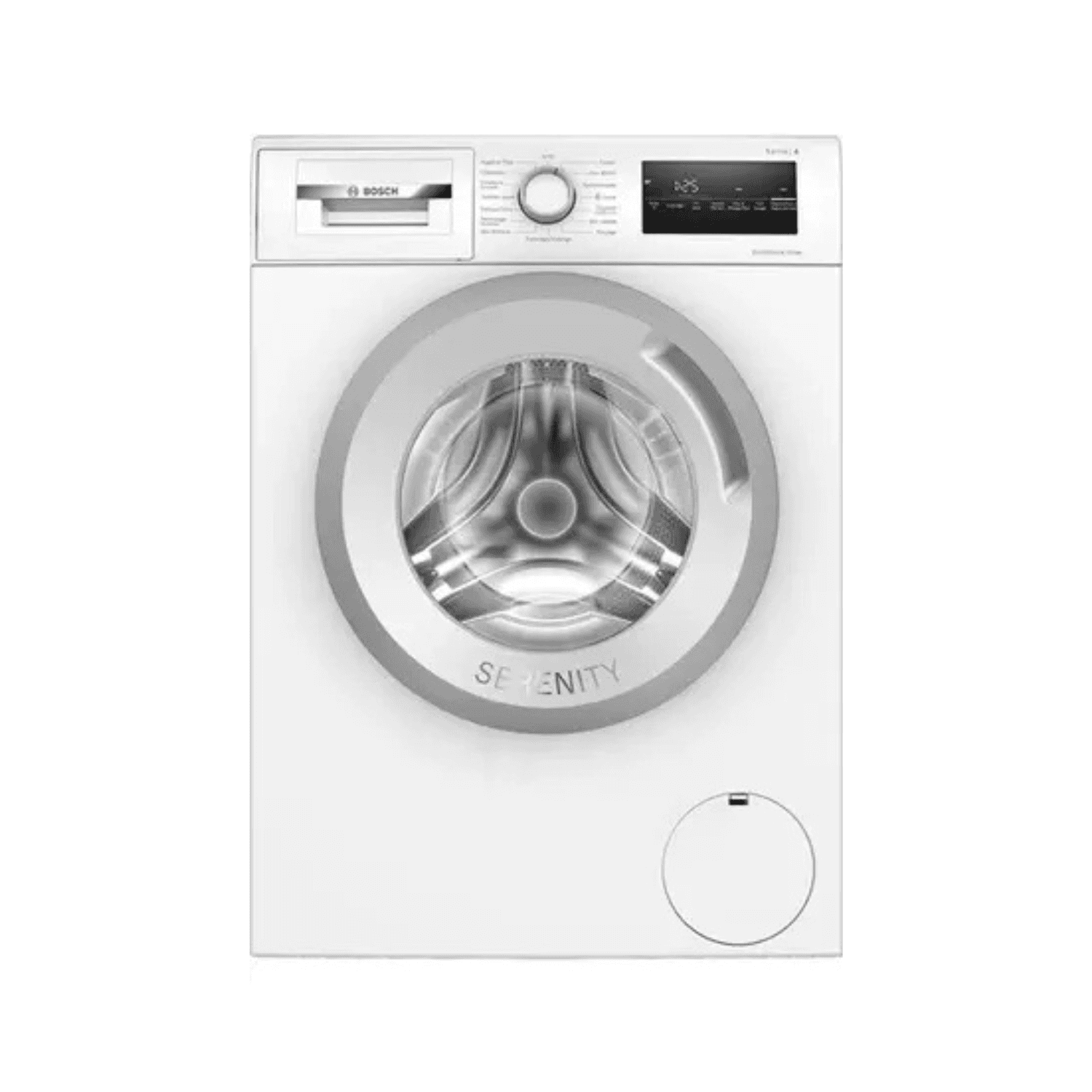 Lave-linge hublot Bosch WAN2825SFR – 8 kg, Iron Assist, EcoSilence Drive, Blanc