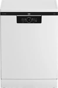 Lave-vaisselle pose libre Beko BDFN26440WP bPRO 500 – 14 couverts, 41 dB, SilentWash, Blanc