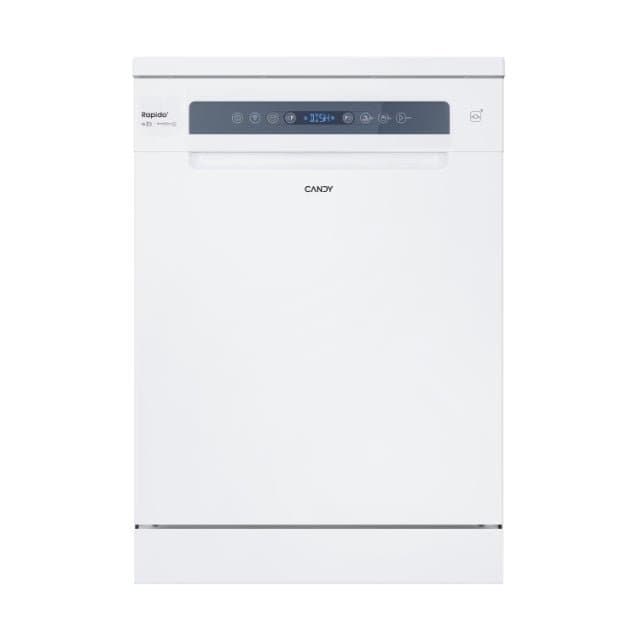 Lave-vaisselle pose libre Candy Rapidò CF 6B4F0W – 16 couverts, 44 dB, Wi-Fi, Blanc